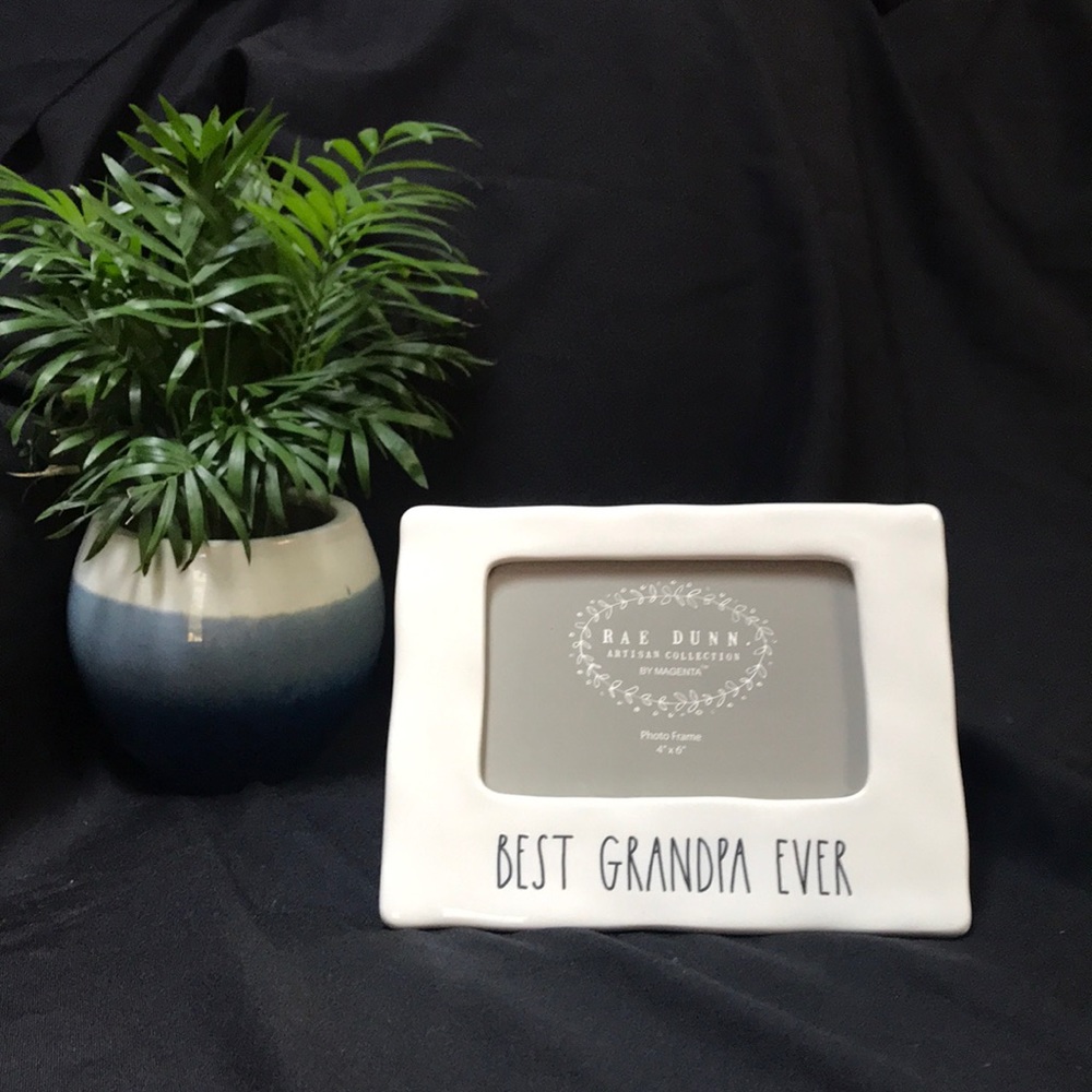 Rae Dunn BEST GRANPA EVER Picture Frame